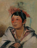 A-Nah-Kwet-To-Hau-Py-O Un poika istuu pilvissä - George Catlin — näkymä teoksesta