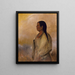 Nainen Choctaw - George Catlin — kehystetty taideteos seinällä