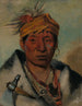 Ah-Yaw-Ne-Tak-Or-Ron un guerrier - George Catlin — näkymä teoksesta