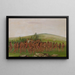 Mandansin jousiammunta-maalaus - George Catlin — kehystetty taideteos seinällä