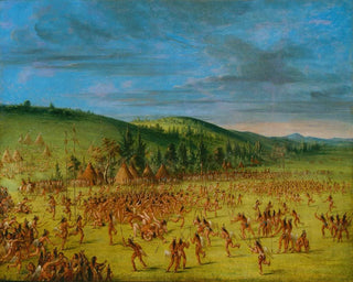 Jeu de balle des Choctaw - George Catlin — näkymä teoksesta