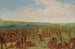Naisten pallopeli maalaus Prairie du Chien - George Catlin — näkymä teoksesta