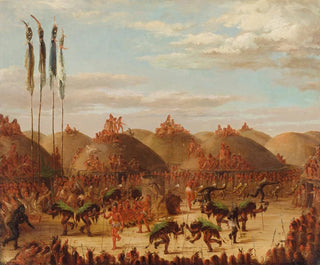 George Catlin - Bull Dance Mandan OKeePa Ceremony.webp
