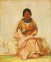 Chee-A-Ex-E-Co Fille d'un cerf sans cœur - George Catlin — näkymä teoksesta
