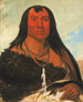 Chh-Ee-Chpes Quatre Loups un chef en deuil - George Catlin — näkymä teoksesta