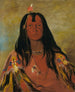 Hco-A-Hco-A-Hcotes-Min Pas de cornes sur la tête un brave - George Catlin — näkymä teoksesta