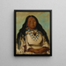 Kahbcka La femme jumelle de Bloody Hand - George Catlin — kehystetty taideteos seinällä
