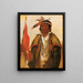 Kechnmqua Big Bear - George Catlin — kehystetty taideteos seinällä