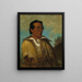 Keennekuk, Premier Homme, Chef de la Tribu - George Catlin — kehystetty taideteos seinällä