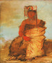 Laketoowirsha Little Chief, un guerrier Pawnee de Tapage - George Catlin — näkymä teoksesta