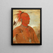 Lawhhecootslashwno Brave Chief ja Skidi Wolf Pawnee - George Catlin — kehystetty taideteos seinällä