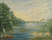 Leopardin metsästys Brasiliassa - George Catlin — näkymä teoksesta