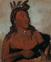 Mah-tche-ga Pieni Karhu Hunkpapa Ritar - George Catlin — näkymä teoksesta