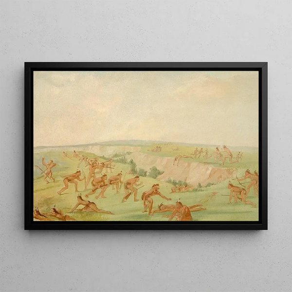 George Catlin — kehystetty taideteos seinällä
