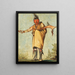 Nw-kw Wood, ancien chef de la tribu - George Catlin — kehystetty taideteos seinällä