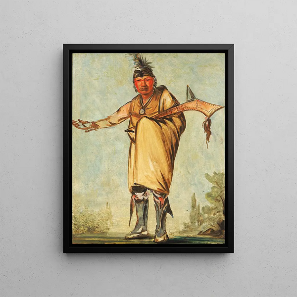 George Catlin - NwKw Wood Former Chief of The Tribe.webp