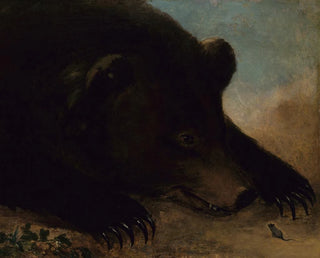 George Catlin - Portraits of a Grizzly Bear and Mouse Life Size.webp