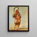 Rw-No-Way-Wh-Krah Loose Pipestem un Brave - George Catlin — kehystetty taideteos seinällä