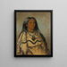 Sha-K-Ka Mint une jolie fille - George Catlin — kehystetty taideteos seinällä