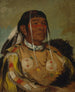 Shacpay, le Six Chef des Ojibwés des Plaines (Conflikt de cas) - George Catlin — näkymä teoksesta