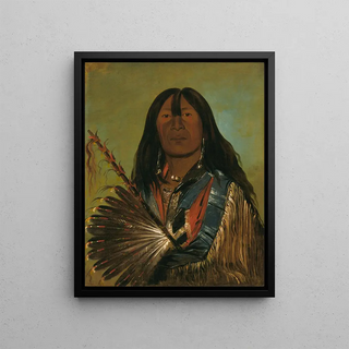 George Catlin - ShnKa The Dog Chief of The Bad Arrow Points Band.webp