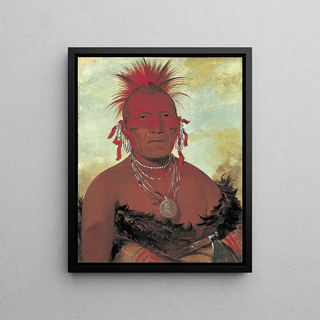 George Catlin - Shnkakihega Horse Chief Grand Pawnee Head Chief.webp