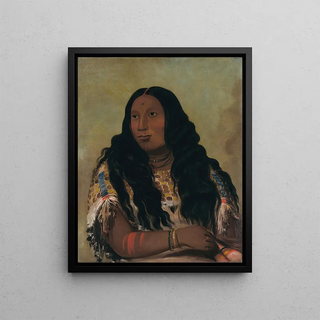 George Catlin - TchnSuMnsKa Sand Bar Wife of The Trader Franois Chardon.webp