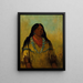 Tchow-Ee-Pt-O-Kaw une femme - George Catlin — kehystetty taideteos seinällä