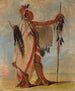 TíLee, arvostettu soturi - George Catlin — näkymä teoksesta