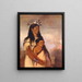 Tnkahthye Thunderer un garçon et Wunpntomee White Weasel une fille - George Catlin — kehystetty taideteos seinällä