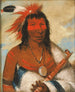 WNahDeTnkAh Grand Aigle ou Chien Noir Chef du groupe OHahKasKaTohYAnTe - George Catlin — näkymä teoksesta