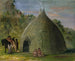 Lodge de Wichita prairie peitossa - George Catlin — näkymä teoksesta