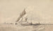 Voile- ja veneaiheinen maalaus meren aallokoissa - George Chambers — näkymä teoksesta