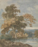 Puiden rannalla joen varrella - George Chinnery — näkymä teoksesta