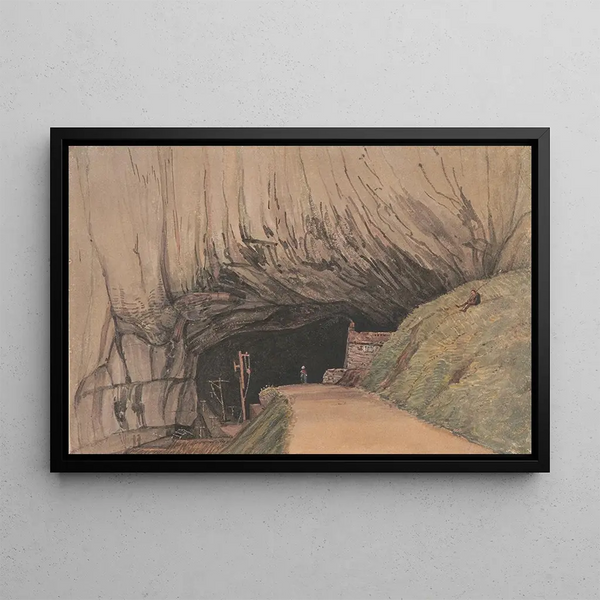 George Cumberland - Entrance to Peak Cavern or Devils Hole Castleton.webp