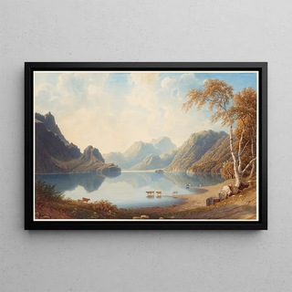 George Fennell Robson - A Loch in Scotland.webp
