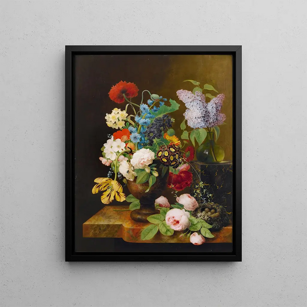 George Frederik Ziesel - Vase Of Flowers.webp