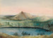 Lac Bleu -maalaus, Mont Gambier - George French Angas — näkymä teoksesta