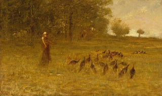 George Fuller - Girl with Turkeys.webp