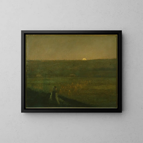 Lever de lune - George Fuller — kehystetty taideteos seinällä