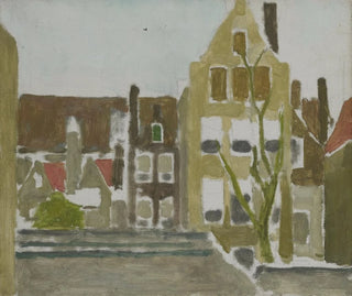Un groupe de maisons - George Hendrik Breitner — näkymä teoksesta