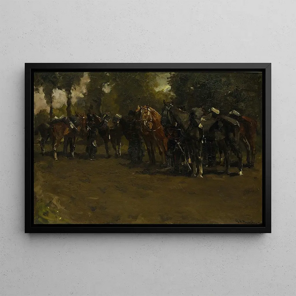 George Hendrik Breitner - Cavalry at Repose.webp