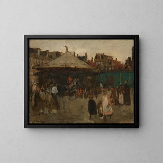 George Hendrik Breitner - Kermis op het Haarlemmerplein.webp