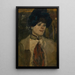 Laulajattaren muotokuva - George Hendrik Breitner — kehystetty taideteos seinällä