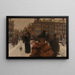 Singel-sillasta Paleisstraatilla Amsterdamissa - George Hendrik Breitner — kehystetty taideteos seinällä
