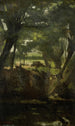 Näkymä metsässä - George Hendrik Breitner — näkymä teoksesta