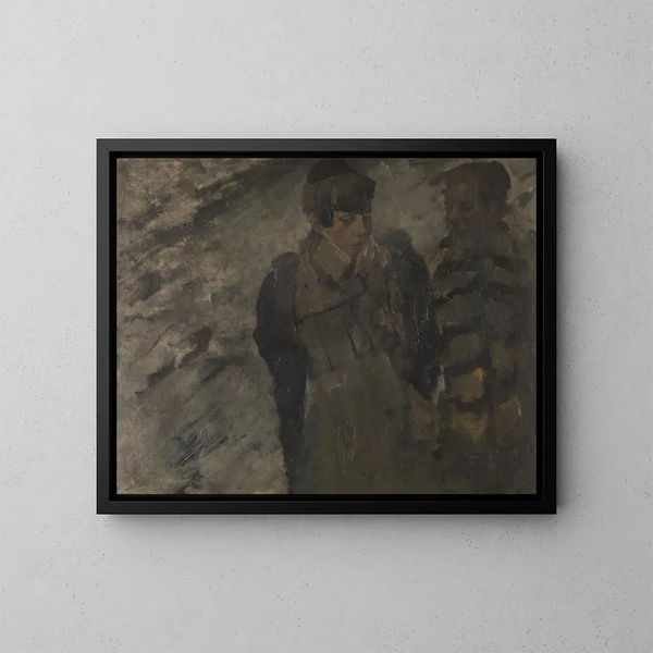 Hiver - George Hendrik Breitner — kehystetty taideteos seinällä