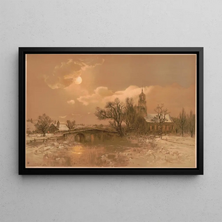 George Herbert Mccord - Moonlight in winter.webp