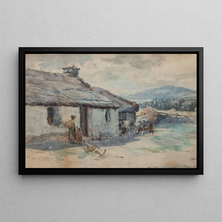 George Houston - Feeding the Chickens.webp