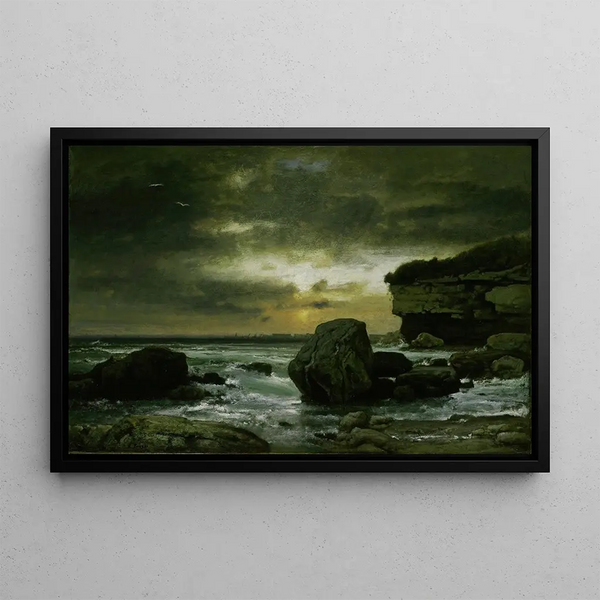 Merimaisema - George Inness — kehystetty taideteos seinällä